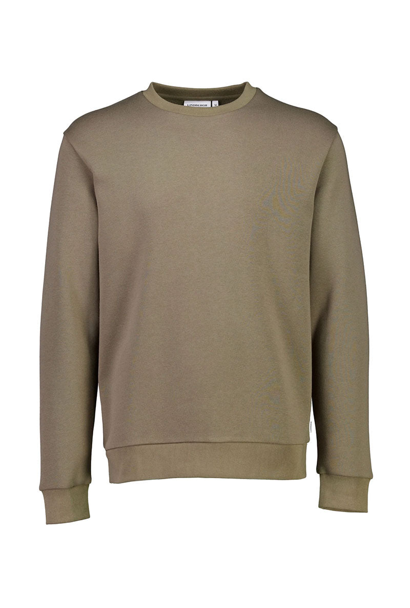 Front image of Lindbergh sweatshirt in brown, by brand Lindbergh