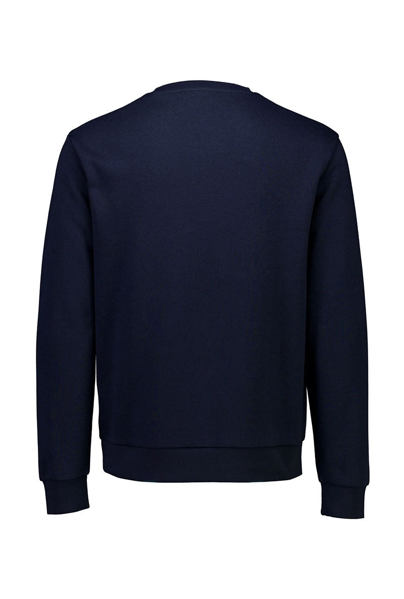Back image of Lindbergh sweatshirt in navy, by brand Lindbergh