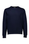 Front image of the Lindbergh sweatshirt in navy, by brand Lindbergh