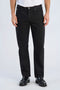 Front image of a model wearing Loose fit jeans in black, by brand Lindbergh