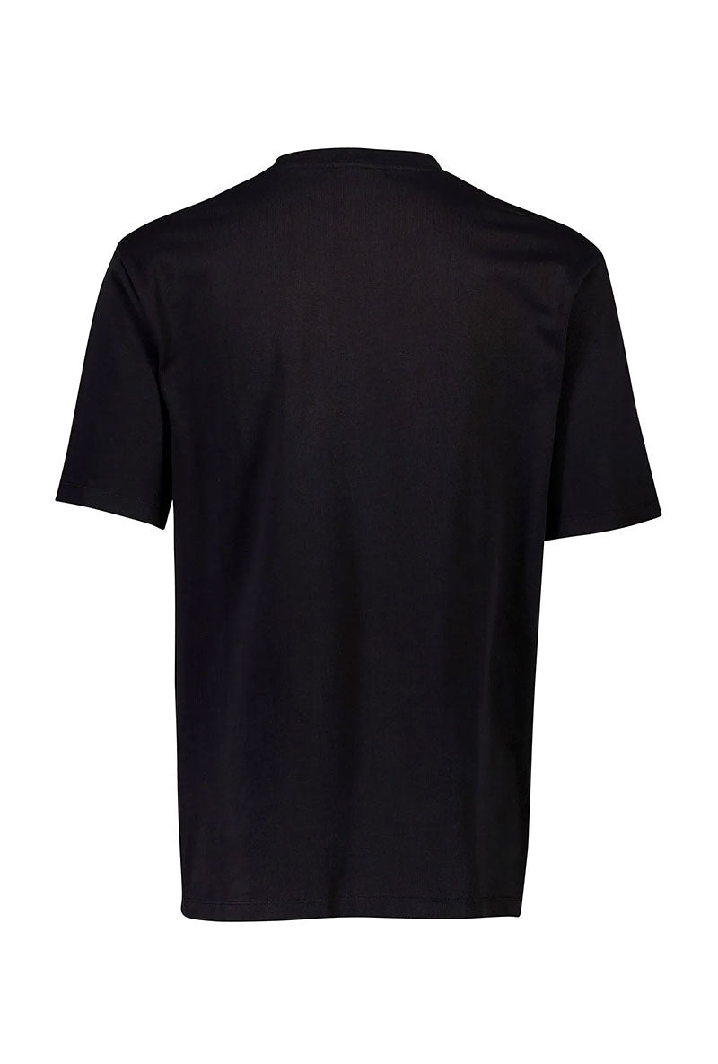 Back image of Oneck oversize tshirt in black, by brand Lindbergh