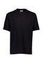 Front image of the Oneck oversize tshirt in black, by brand Lindbergh