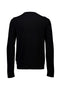 Back image of the Soft viscose blend oneck knit in black, by brand Lindbergh