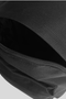 Front detail image of the Lyle and scott backpack in black, by brand Lyle and scott