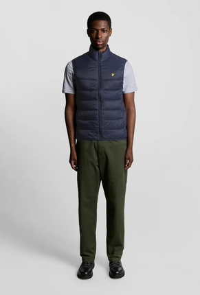 of Lyle and scott wadded gilet in , by brand Lyle and scott