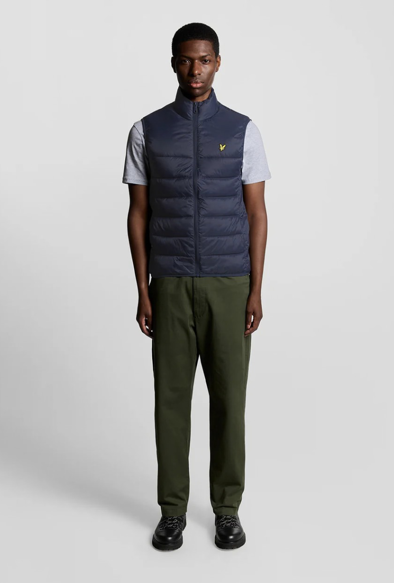 of Lyle and scott wadded gilet in , by brand Lyle and scott