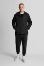 Image of LYLE AND SCOTT ZIP THROUGH HOODED JACKET in black, by brand LYLE AND SCOTT