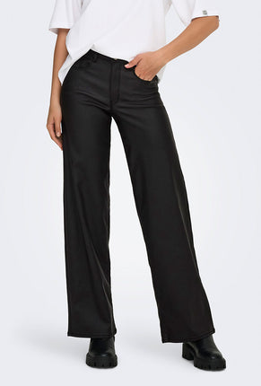 of Only alida wide coated pants in , by brand Only
