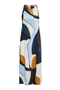 Front image of the Chigo sleeveless slip midi dress in multi, by brand Only