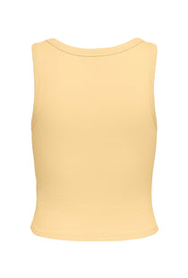Back image of the Only easy s/l tank top in yellow, by brand Only