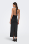 Back image of the Gina sleeveless long dress in black, by brand Only