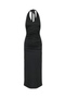 Front image of the Gina sleeveless long dress in black, by brand Only