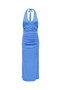 Front image of the Gina sleeveless long dress in blue, by brand Only