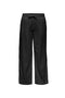 Front image of the Goa mw linen pull up culotte pants in black, by brand Only