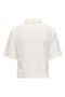 Back image of the Goa s/s linen shirt in off white, by brand Only