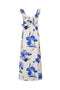 Front image of Hyaci s/l frill long dress in white, by brand Only
