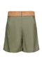Back image of the Ibiza hw belt shorts in khaki, by brand Only
