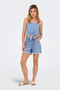 Front image of Josephine stretch shorts in denim, by brand Only