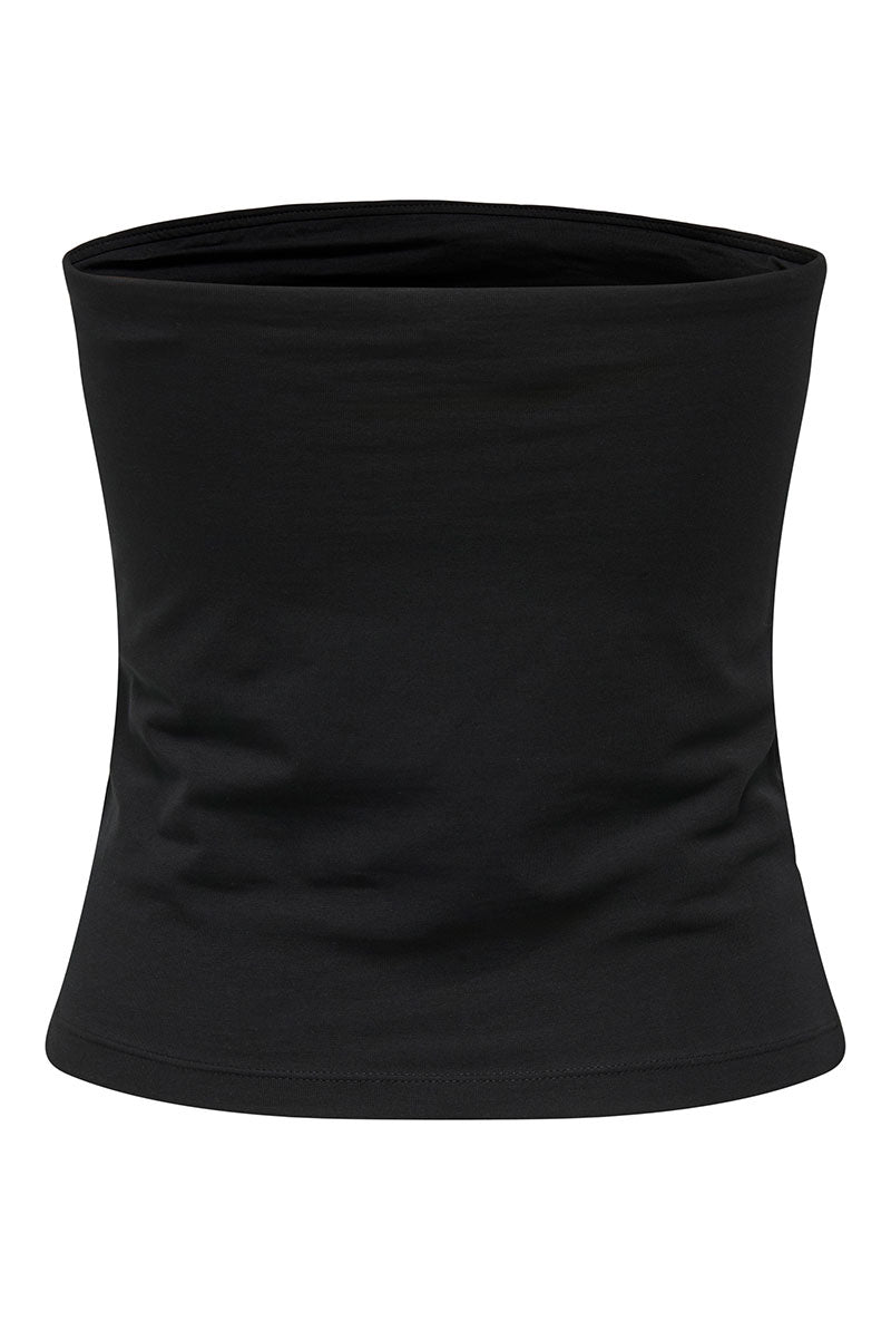 Back image of Kiss s/l tube top in black, by brand Only