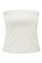 Front image of Kiss s/l tube top in off white, by brand Only