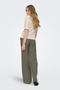 Back image of Laris life pullup tie pants in olive, by brand Only
