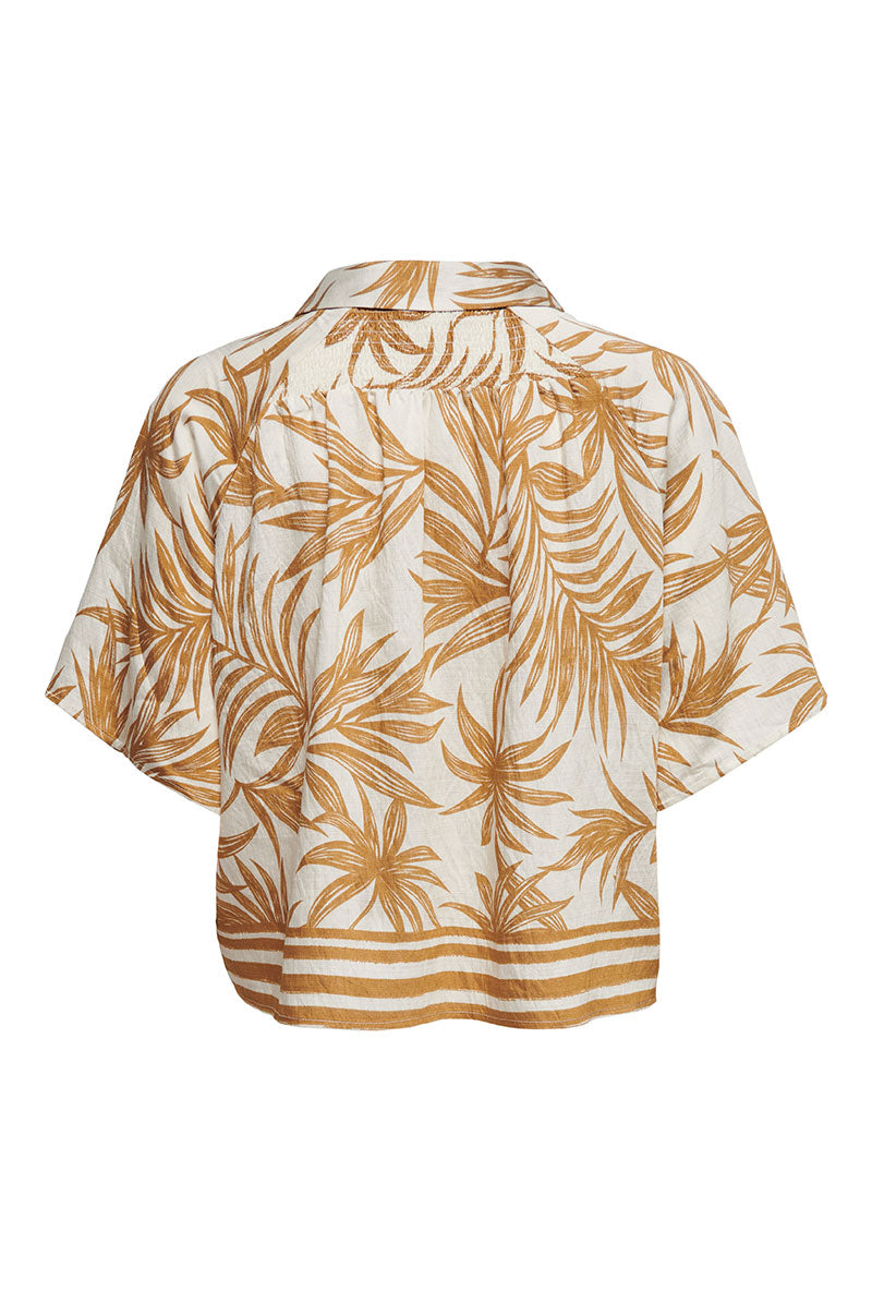 Back image of Lizzy s/s shirt in off white, by brand Only