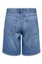 Back image of the Lumi mw mom shorts in denim, by brand Only