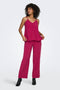 Front image of a model wearing the Madeli oaklyn strap top in fuschia, by brand Only