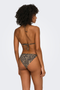 Back image of the Marseille triangle bikini top in leopard, by brand Only
