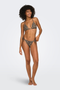 Front image of Marseille triangle bikini top in leopard, by brand Only