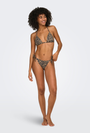 Image of MARSEILLE TRIANGLE BIKINI TOP in leopard, by brand ONLY