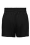 Back image of the Only nova life talia shorts in black, by brand Only