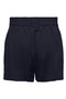 Back image of the Only nova life talia shorts in navy, by brand Only