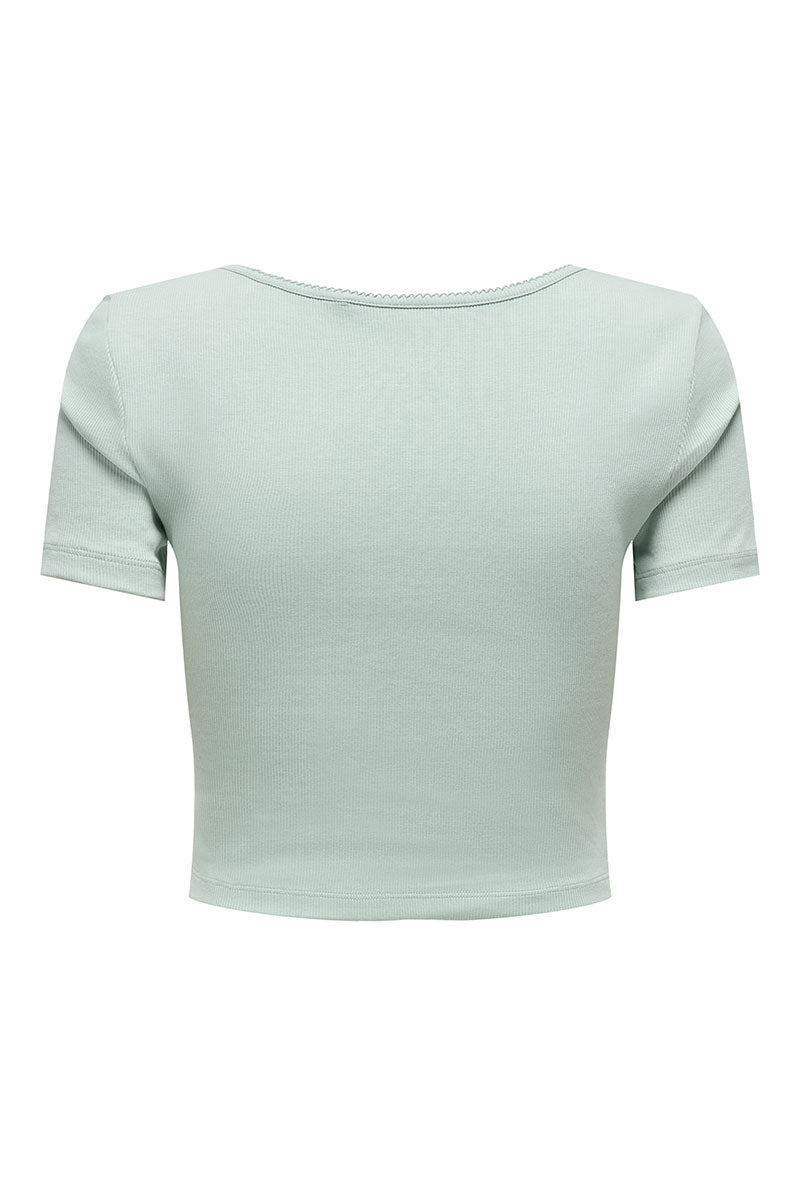 Back image of Only betty s/s top in mint, by brand Only