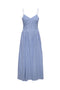 Front image of the Tiari strap hip dress in blue, by brand Only