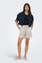 Front image of Tizania stripe shorts in stripe, by brand Only