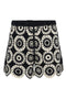 Front image of Yvonne shorts in black, by brand Only
