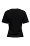 Product image of the Only elena s/s detail top in black, by brand Only
