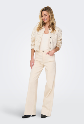 of Only elsa crochet short jacket in , by brand Only