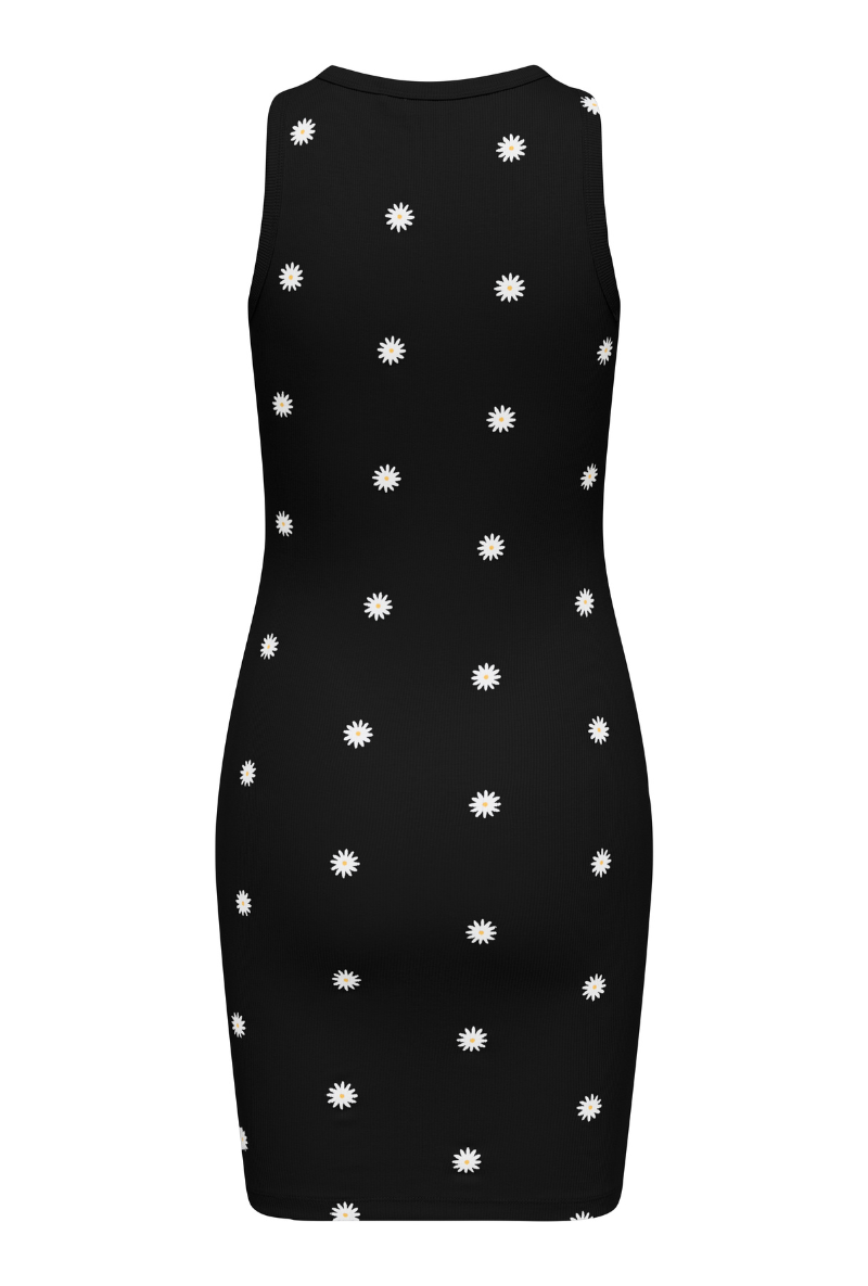 Back image  of Fenja dress in black, by brand Only