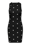 Front image  of the Fenja dress in black, by brand Only