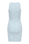 Back image  of the Fenja dress in sky, by brand Only