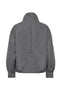 Back image of the Lasta high collar bomber jacket in charcoal, by brand Only