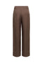 Back image of the Linda berry hw straight trousers in brown, by brand Only