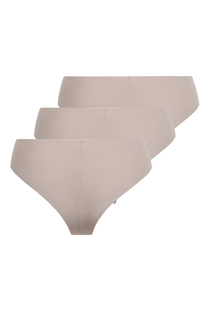 Back image  of the Only tracy 3 pk cheeky briefs in nude, by brand Only