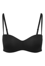 Image of ONLY TRACY BANDEAU BRA in black, by brand ONLY