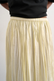 Front image of the Thea highrise waist crinkle maxi skirt in natural, by brand Top shop