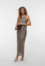 Image of VIOLA SLEEVELESS ANKLE DRESS in black, by brand VERO MODA
