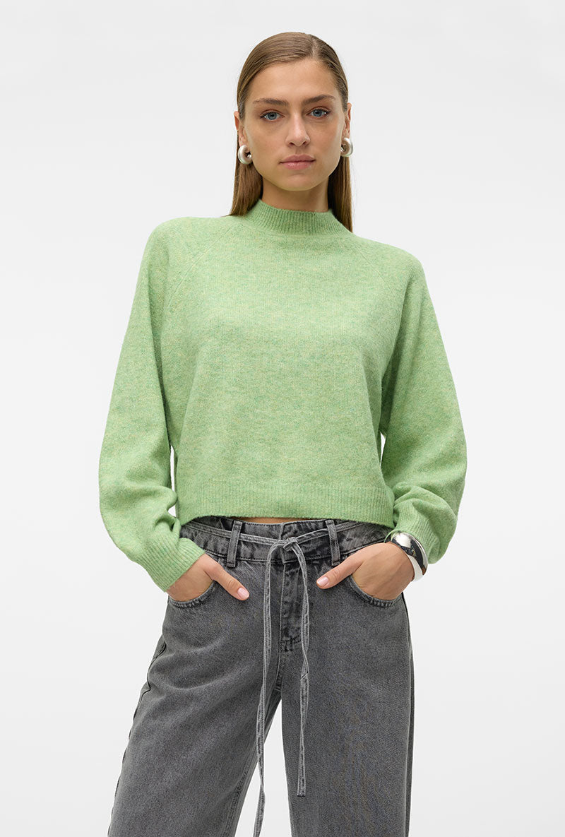 VERO MODA LEAF LS HIGH NECK PULLOVER