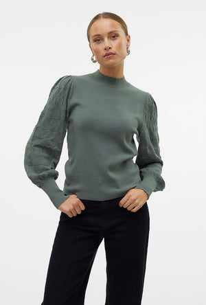 VERO MODA LIMONE LS HIGHNECK PULLOVER